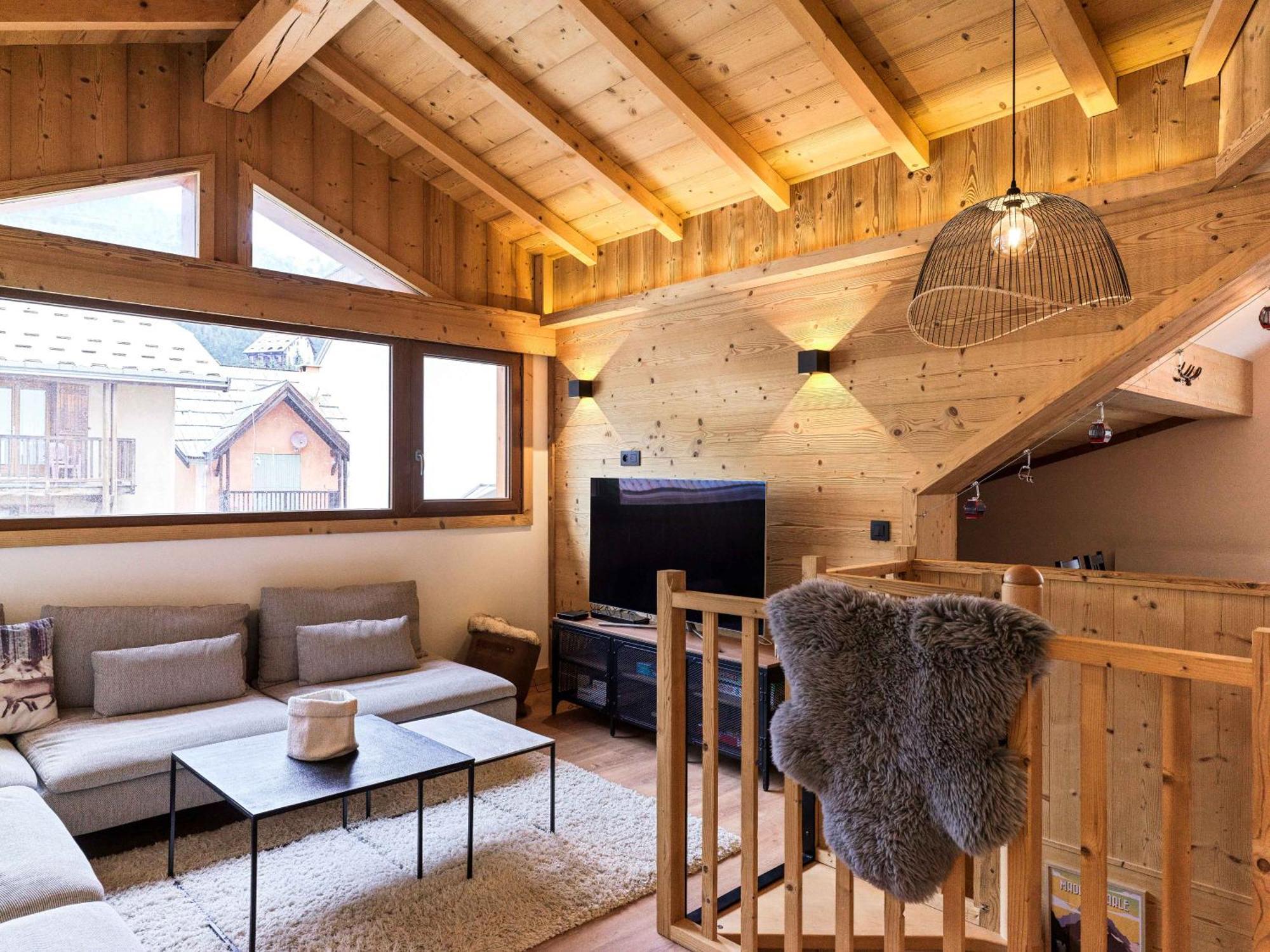 Le Chenaillet, Duplex Au Pied Des Pistes Et Spa Montgenèvre Exteriör bild